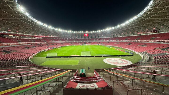 Estádio Beira-Rio, em Porto Alegre (Foto: Internacional, X, Reprodução)