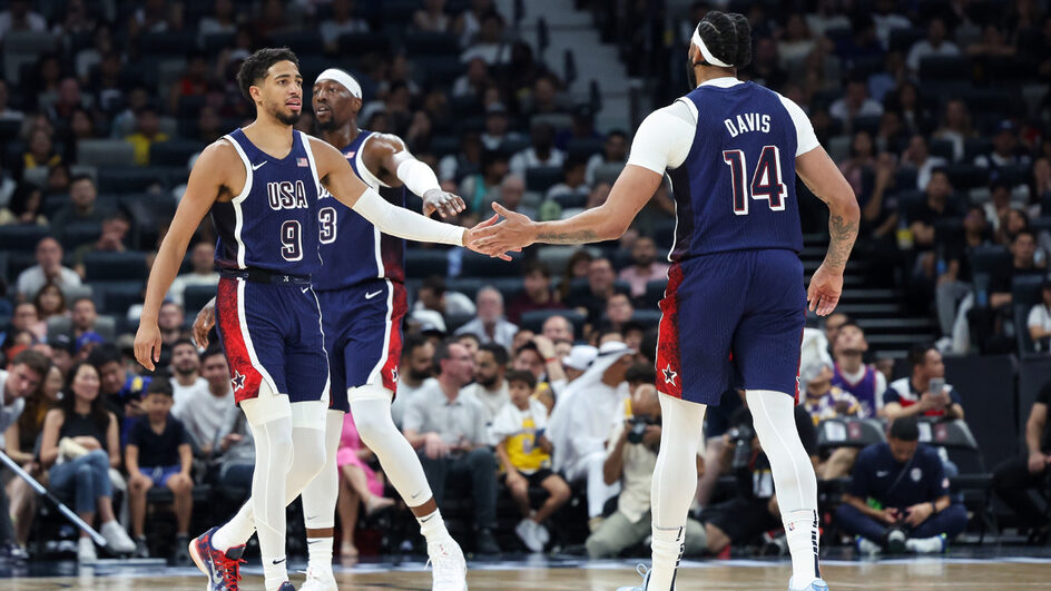 Estados Unidos vence Austrália em amistoso de basquete (Foto: Reprodução, X, USA Basketball Team)