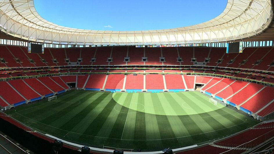 Estádio Mané Garrincha vai ser o palco da partida (Foto: Divulgação, Agência Brasília)