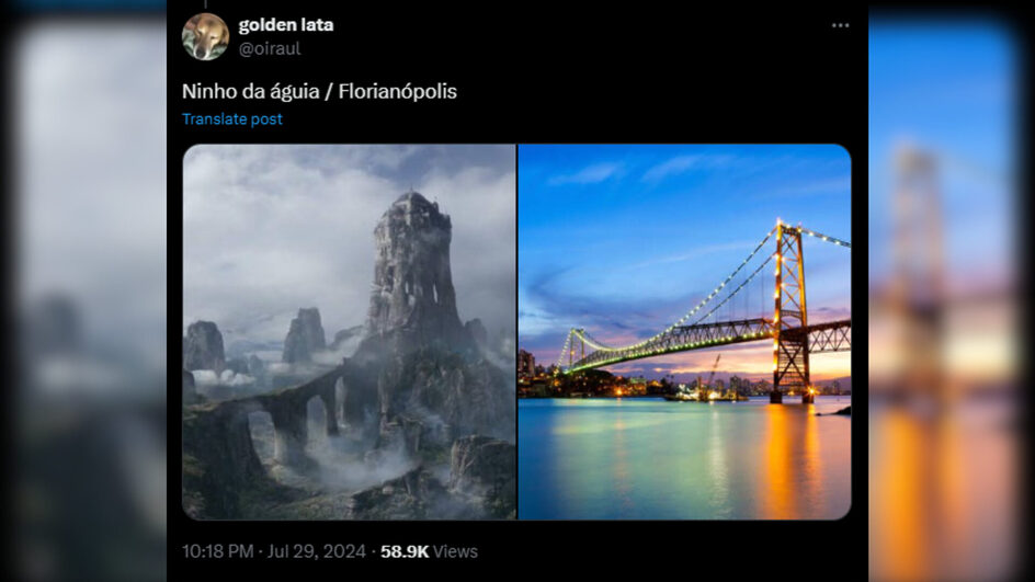 Florianópolis está na lista de cidades brasileiras comparadas a locais de Game Of Thrones