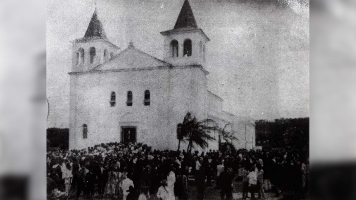 Igreja Matriz de Crici&uacute;ma &eacute; um dos principais s&iacute;mbolos da cidade.