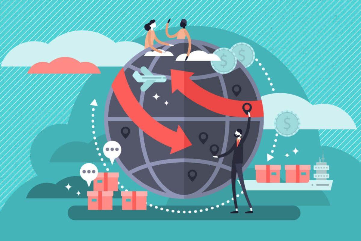 Globalização visa a integração econômica, social, cultural e política entre países (Imagem: VectorMine | Shutterstock)