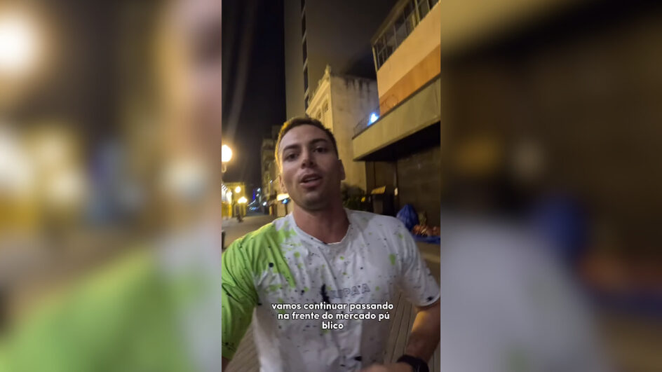 Homem sai para correr no meio da noite para mostrar que Florianópolis é segura Zero perigo