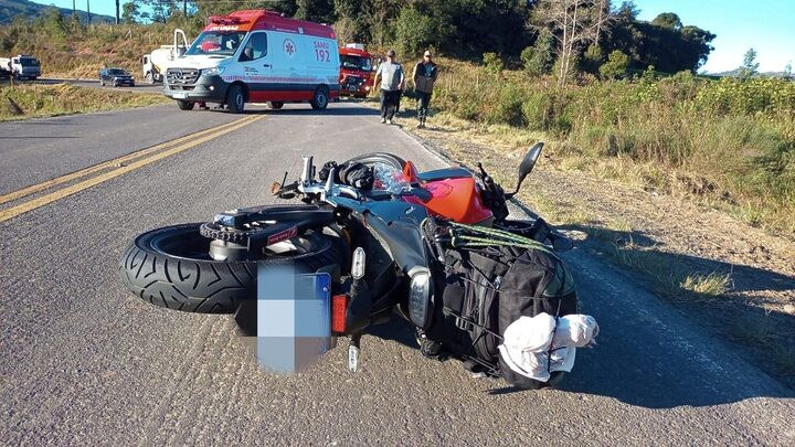 SC-110 foi cenário de mais um acidente com vítima fatal, na cidade de Bom Retiro.