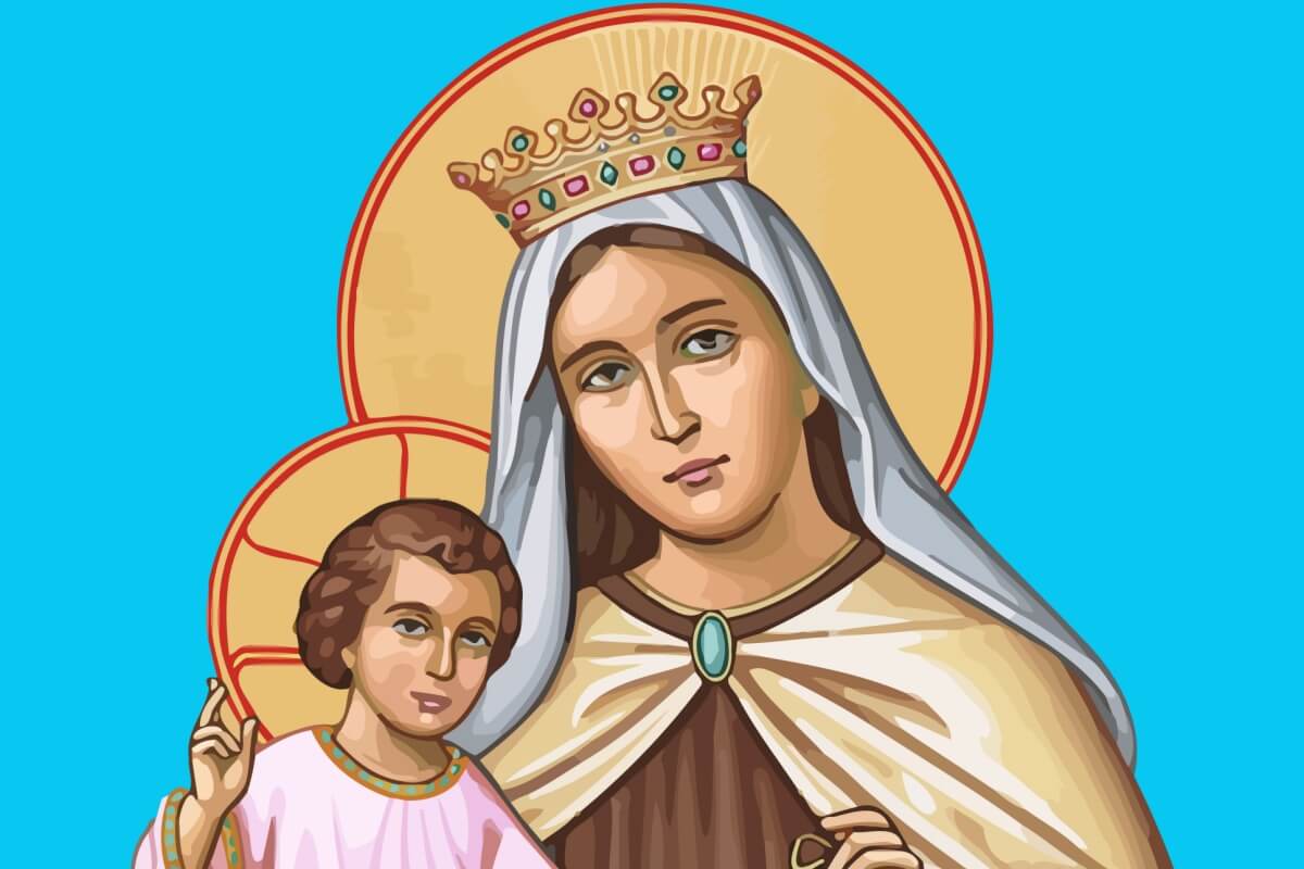 Nossa Senhora do Carmo é a protetora que guia e intercede pelos fiéis, levando-os ao amor de Jesus (Imagem: carlos 401)