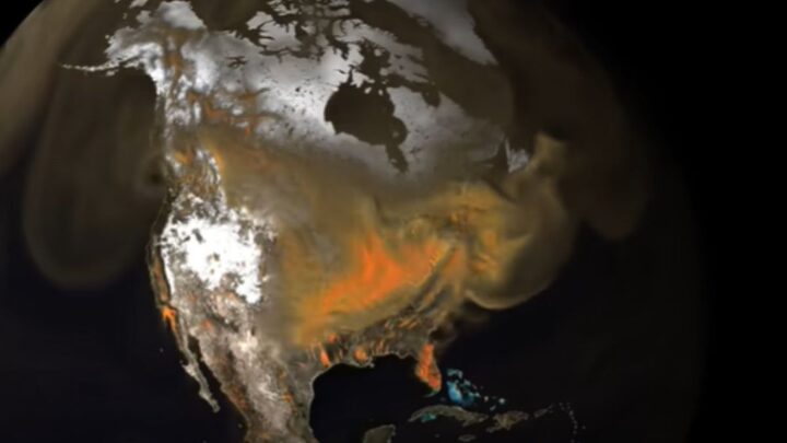 Nuvem de CO2 ao redor da terra (1)