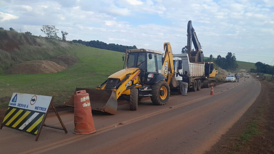 Obras interrompem trechos nos municípios de Xaxim e Xanxerê nesta terça; confira os pontos