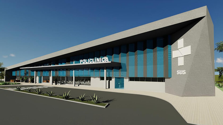 Modelo de policlínica proposto pelo Governo Federal (Foto: Agência Gov, Divulgação)