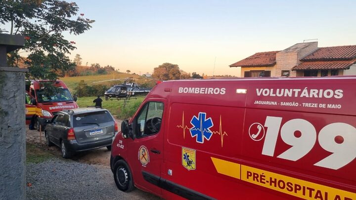 Bebê engasgado com leite materno é salvo em SC.