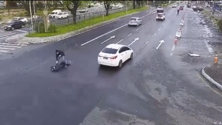 Policial de folga identificou foragido e capturou o mesmo em Criciúma.