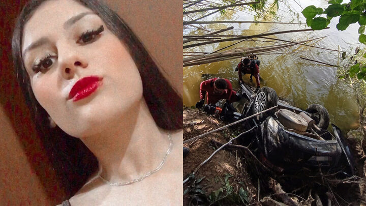 Quem é a jovem desaparecida que foi encontrada dentro de carro submerso no Sul de SC