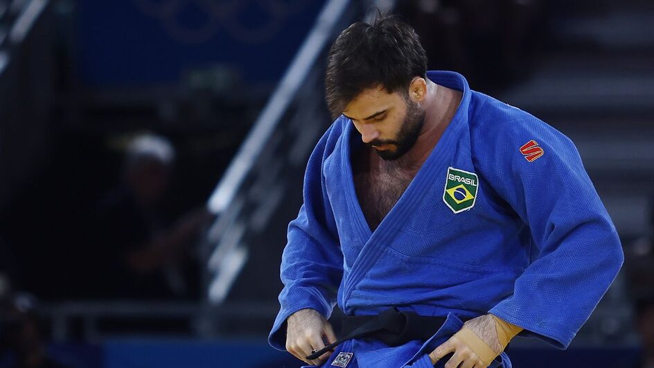 Rafael Cardoso perde a decisão do bronze no judô (Foto: Luiza Moraes, COB)