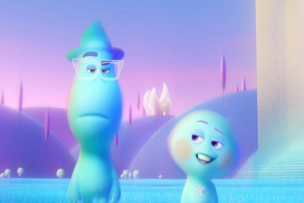No filme “Soul”, acompanhamos Joe reaprender a viver e habitar seu corpo (Imagem: Reprodução digital | Pixar)