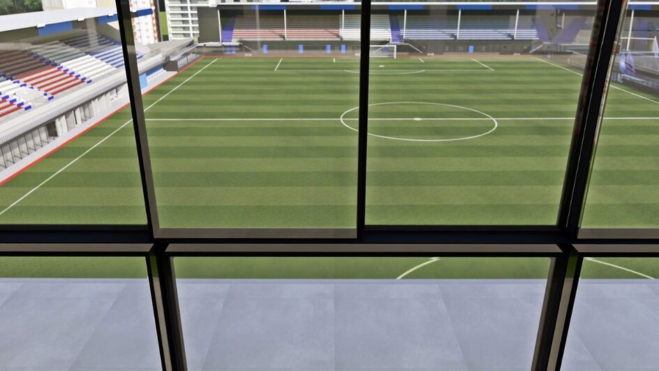 Venda camarote estádio Augusto Bauer (Foto: Carlos Renaux, Divulgação)
