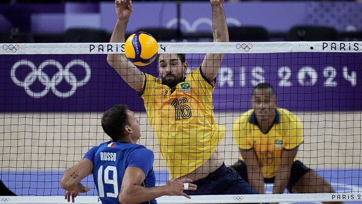 Vôlei Masculino_ Brasil estreia com derrota em Paris 2024