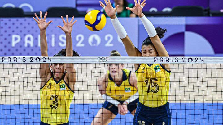 Vôlei feminino do Brasil estreia com vitória tranquila em cima do Quênia
