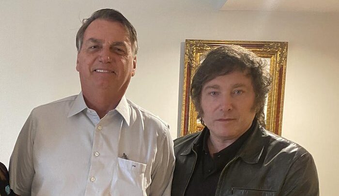 Bolsonaro com Milei