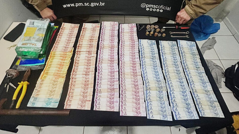 Disparos de alarme revelam tentativa de furto de R$ 1,5 mil em creche do Oeste de SC