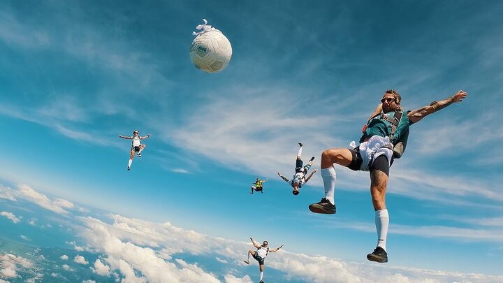 Partida de futebol mais alta do mundo