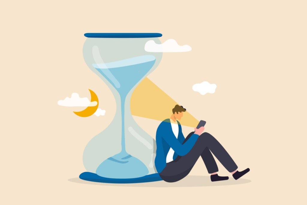 O ideal é criar um limite de tempo de uso do celular e das mídias sociais (Imagem: eamesBot | Shutterstock)