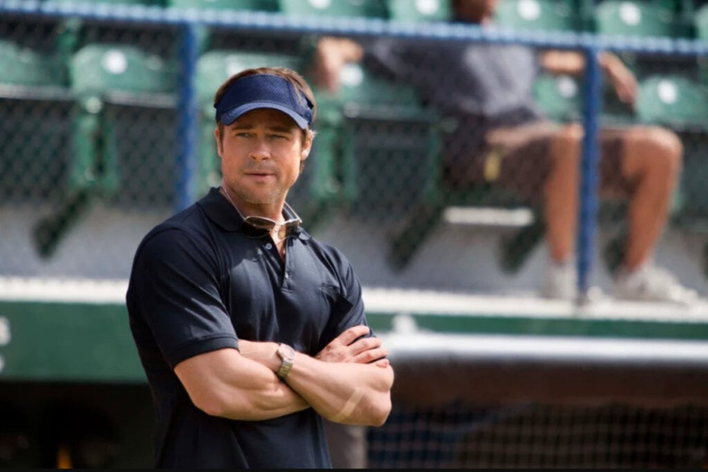 Em &ldquo;Moneyball: O Homem que Mudou o Jogo&rdquo;, o gerente de um time de beisebol revoluciona o esporte usando an&aacute;lise estat&iacute;stica (Imagem: Reprodu&ccedil;&atilde;o digital | Columbia Pictures)