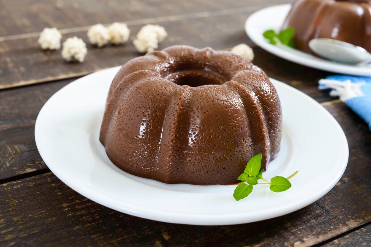 Pudim de chocolate (Imagem: Iaroshenko Maryna | Shutterstock)
