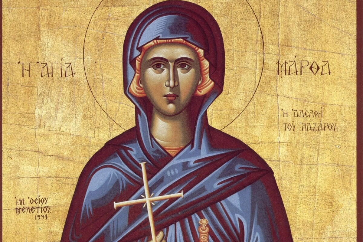 Santa Marta é a padroeira da hospitalidade, conhecida por sua devoção a Jesus e exemplo de serviço ao próximo (Imagem: hramikona | Shutterstock)