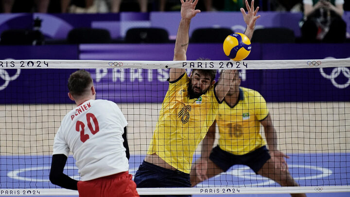 vôlei masculino brasil polonia paris 2024