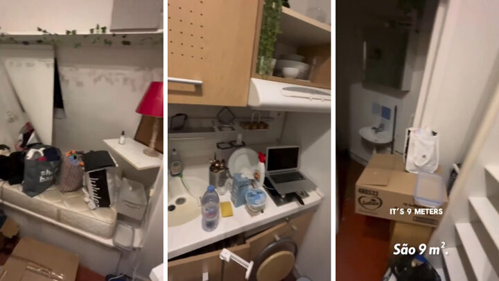 vAluguel de R$ 3 mil por 9 m² tour por mini-apartamento em área nobre de Paris viraliza