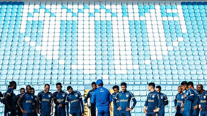 Avaí faz neste sábado o segundo jogo sob o comando do técnico Enderson Moreira (Foto: Leandro Boeira, Avaí FC)