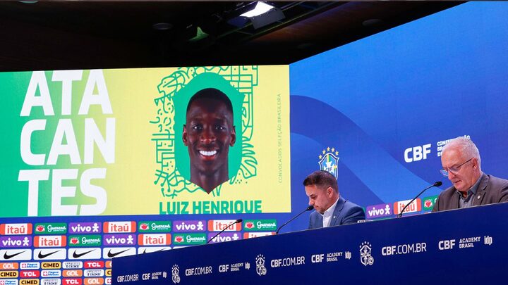 Atacante Luiz Henrique, do Botafogo, foi um das novidades na convocação da Seleção Brasileira (Foto: Rafael Ribeiro,CBF)
