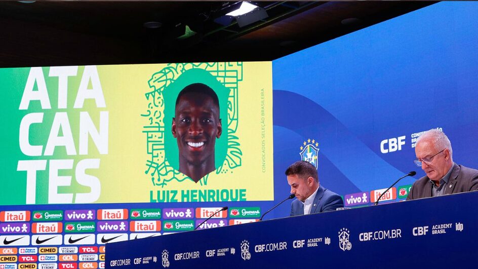 Atacante Luiz Henrique, do Botafogo, foi um das novidades na convocação da Seleção Brasileira (Foto: Rafael Ribeiro,CBF)