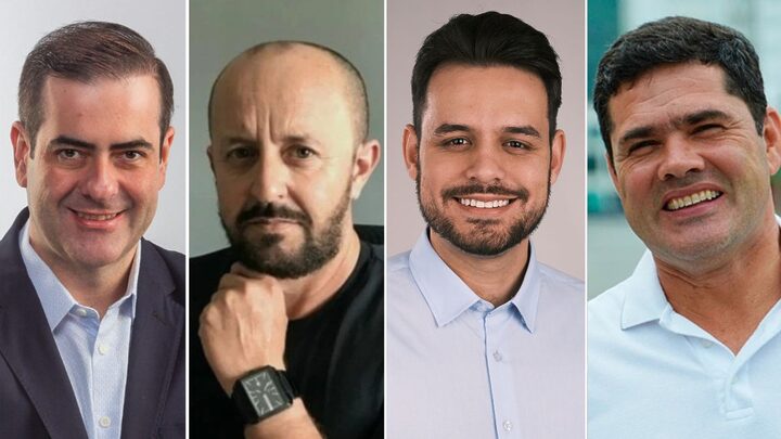 Candidatos a prefeito de Itajaí nas Eleições 2024 (Fotos: Divulgação)
