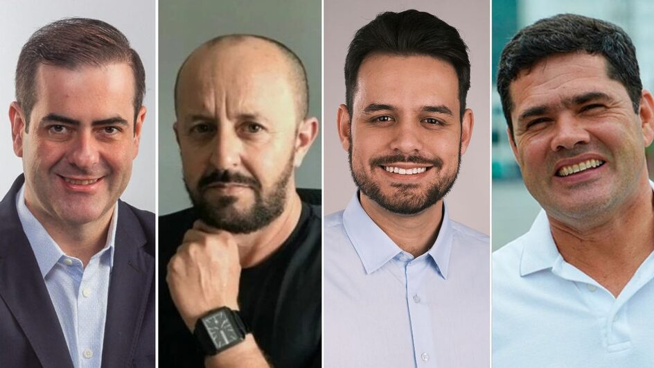 Candidatos a prefeito de Itajaí nas Eleições 2024 (Fotos: Divulgação)