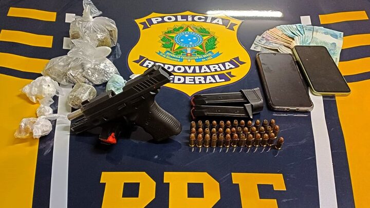 Casal foge da polícia e acaba preso no Sul de SC