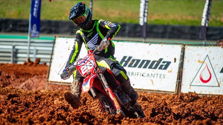Catarinense no brasileiro de Motocross (Foto: Divulgação)