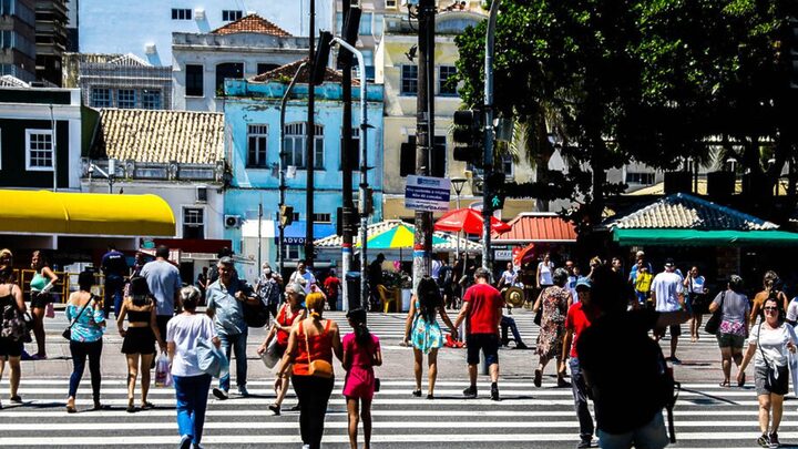 Centro de Florianópolis deve ter caminhadas, adesivaços e eventos no primeiro fim de semana de campanha eleitoral (Foto: Arquivo NSC)
