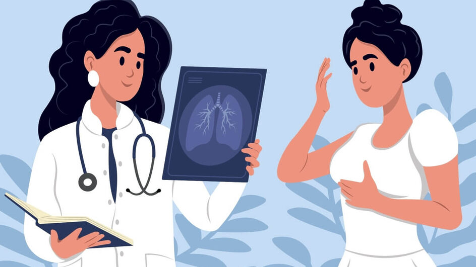 A doença pulmonar obstrutiva crônica tende a surgir após os 40 anos (Imagem: Nadiia Lapshynska | Shutterstock)