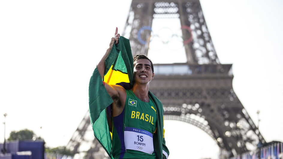 É Prata! Caio Bonfim da marcha atlética ganha medalha inédita para o Brasil nas Olimpíadas