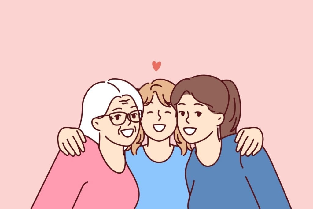 O amor pode ser uma das chaves para o envelhecimento saudável (Imagem: Drawlab19 | Shutterstock)