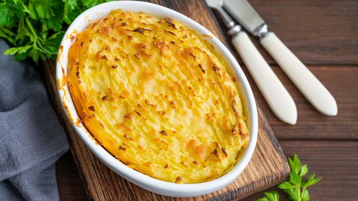 Escondidinho de mandioca e cogumelos (Imagem: irina2511 | Shutterstock)