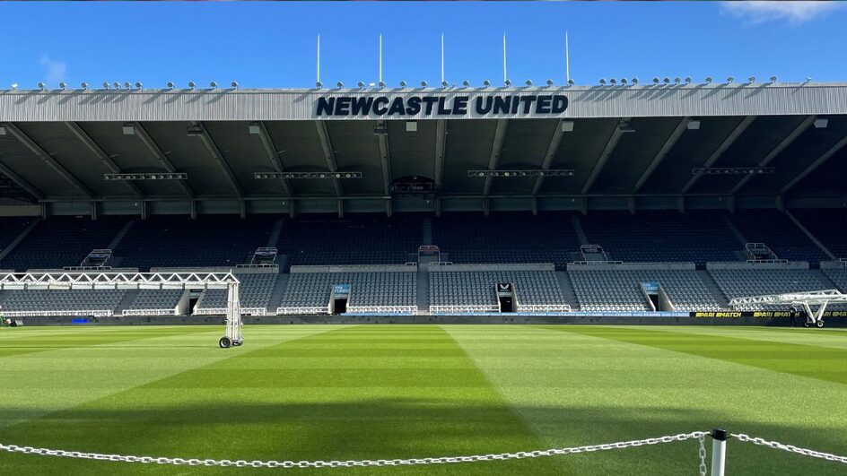 Estádio receberá o amistso entre Newcastle x Girona (Foto: @altweet_pet, X, Reprodução)