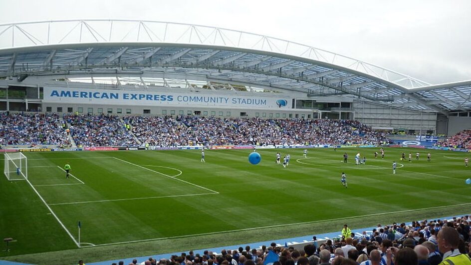 Falmer Stadium será palco de Brighton x Manchester United (Foto: Wikimedia Commons, Reprodução)