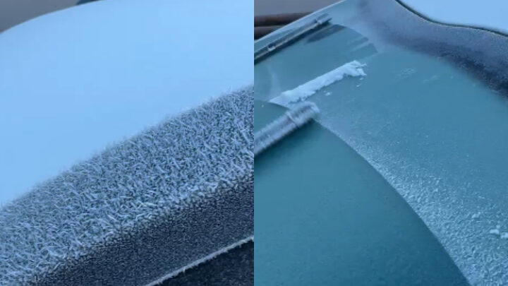 Frio com sensação térmica de -9°C congela carro na cidade mais fria do Brasil