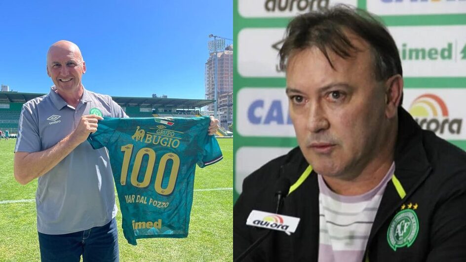 De volta para lutar na Série B, Gilmar Dal Pozzo e João Carlos Maringá têm passagens vitoriosas e história na Chapecoense (Fotos: divulgação, ACF)