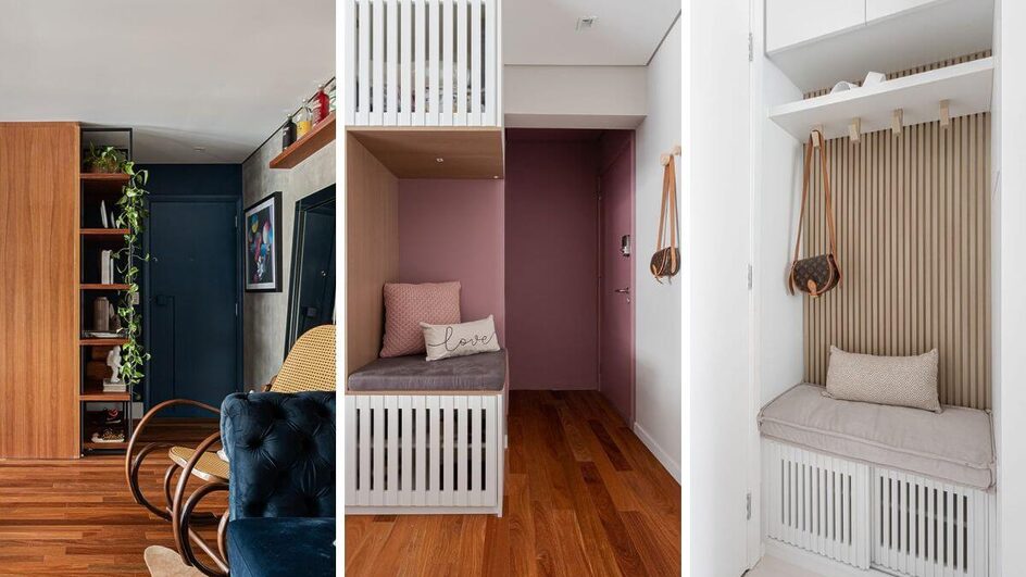 Um hall de entrada bem decorado faz toda diferença na vivência dos moradores e convidados (Projeto: Natalia Salla | Imagem: Gisele Rampazzo)