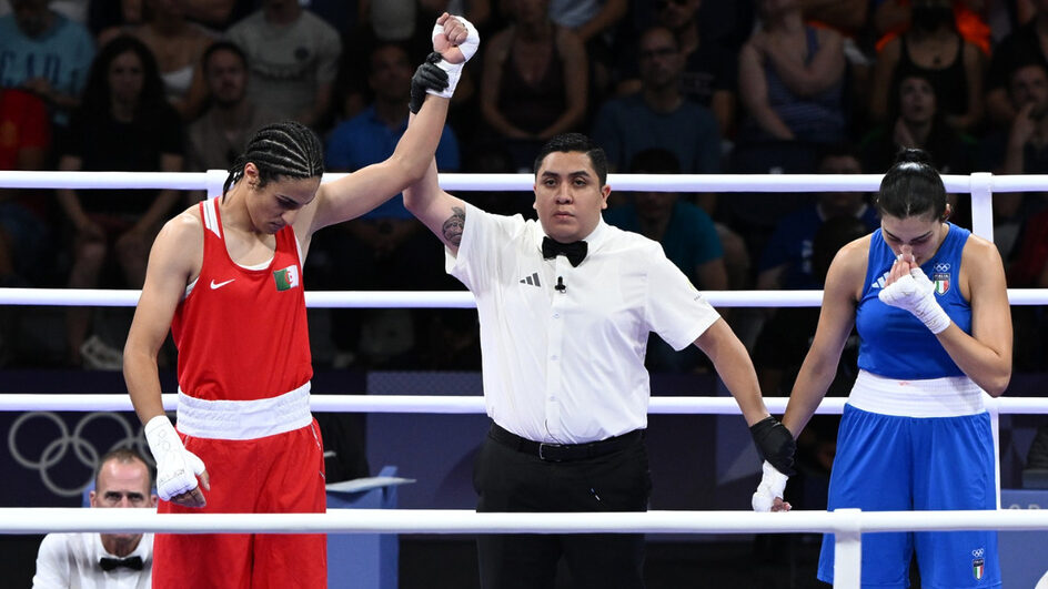 Isso não é esporte Entenda a polêmica dos comentários de JK Rowling sobre o boxe em Paris 2024 (Foto: AAP Image via Reuters Connect/Joel Carrett)