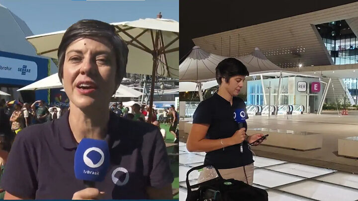 Jornalista brasileira é vítima de assédio durante transmissão ao vivo nas Olimpíadas