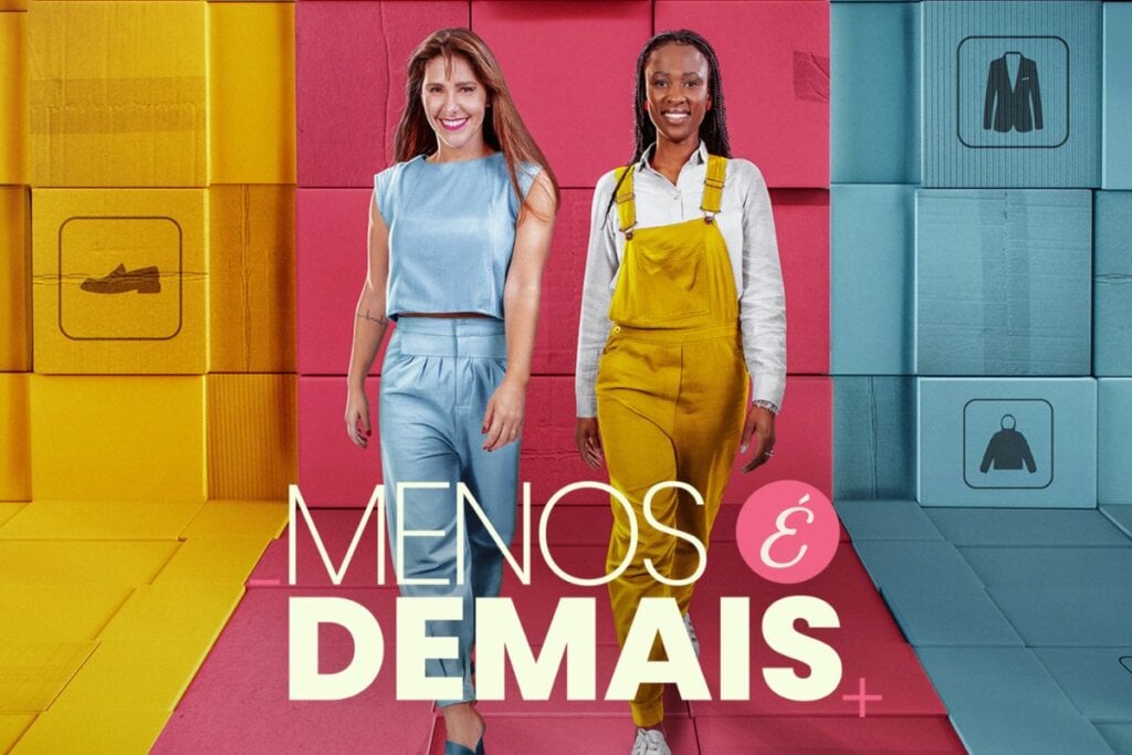 “Menos é Demais” acompanha as apresentadoras Cora Fernandes e Bárbara Vieira transformando vidas e lares por meio do consumo consciente (Imagem: Reprodução digital | MAX)