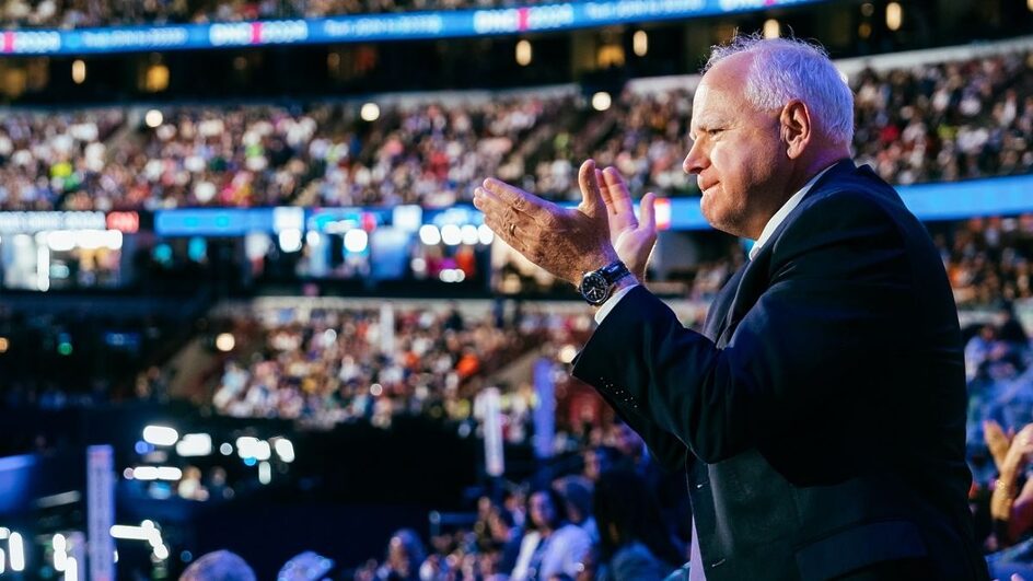 Tim Walz é candidato a vice-presidente dos Estados Unidos na chapa de Kamala Harris